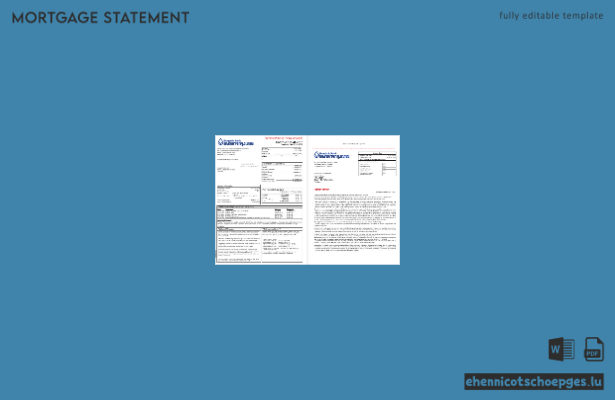 Kontoauszug einer Bank in Bangkok, Thailand, im Word- und PDF-Format, 3 Seiten, Beispielvorschau (Seite 1-2)